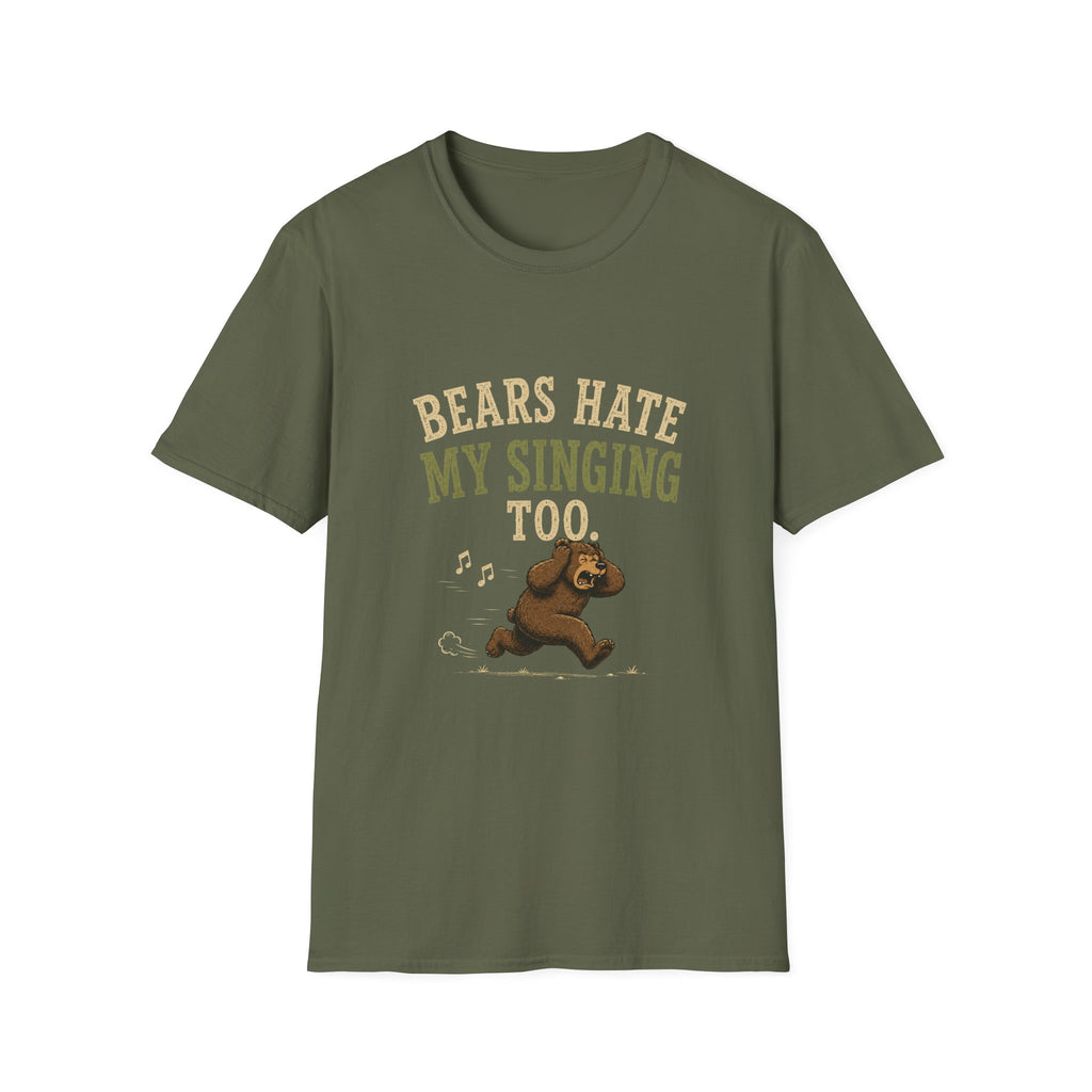 Bears Hate My Singing Too. T‑Shirt