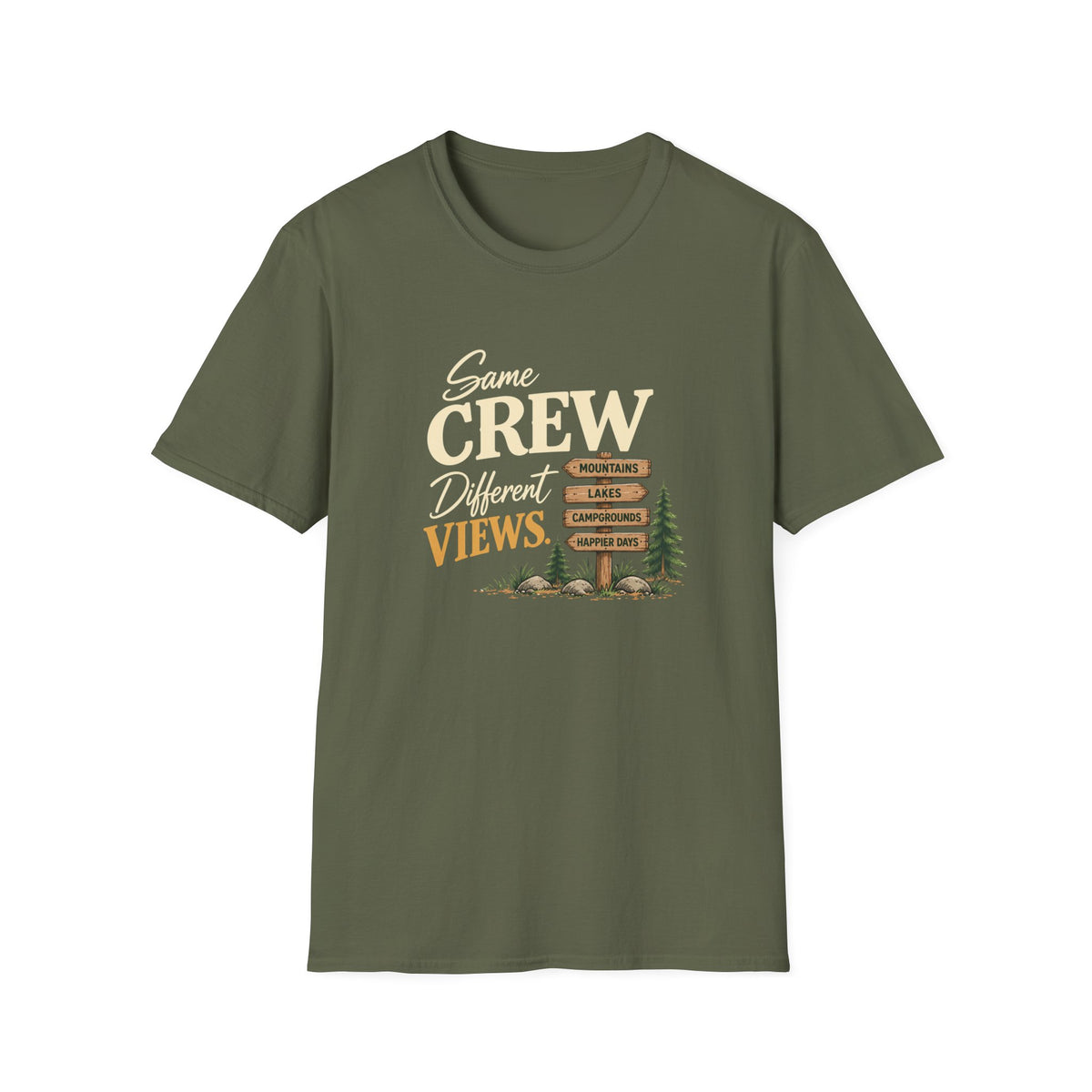 Same Crew. Different Views. T-Shirt
