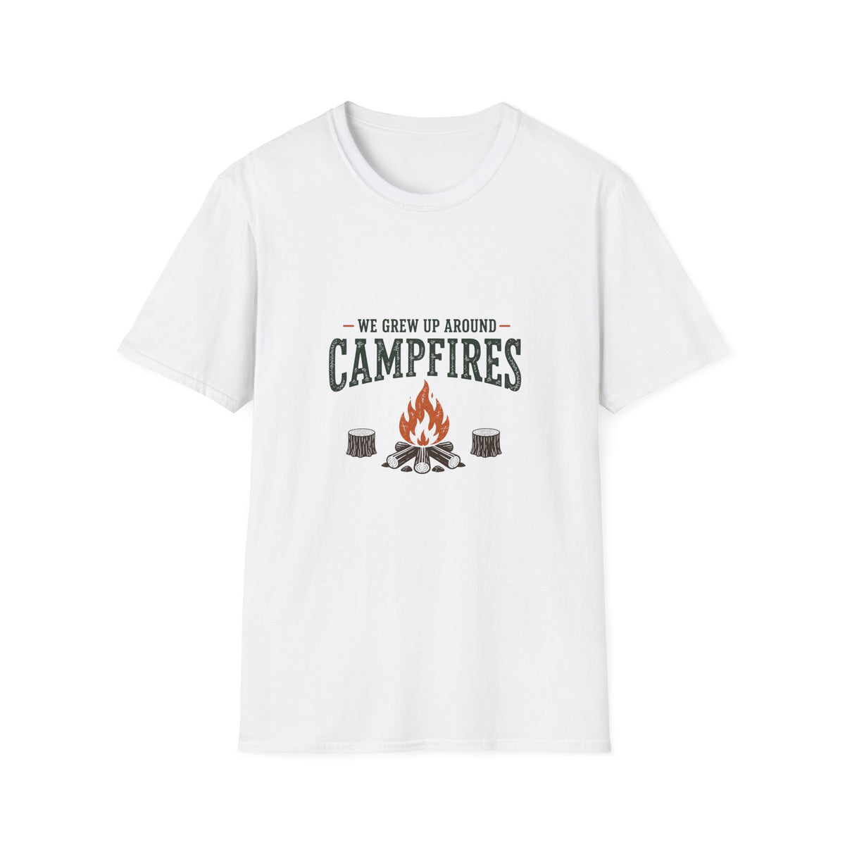 We Grew Up Around Campfires T-Shirt