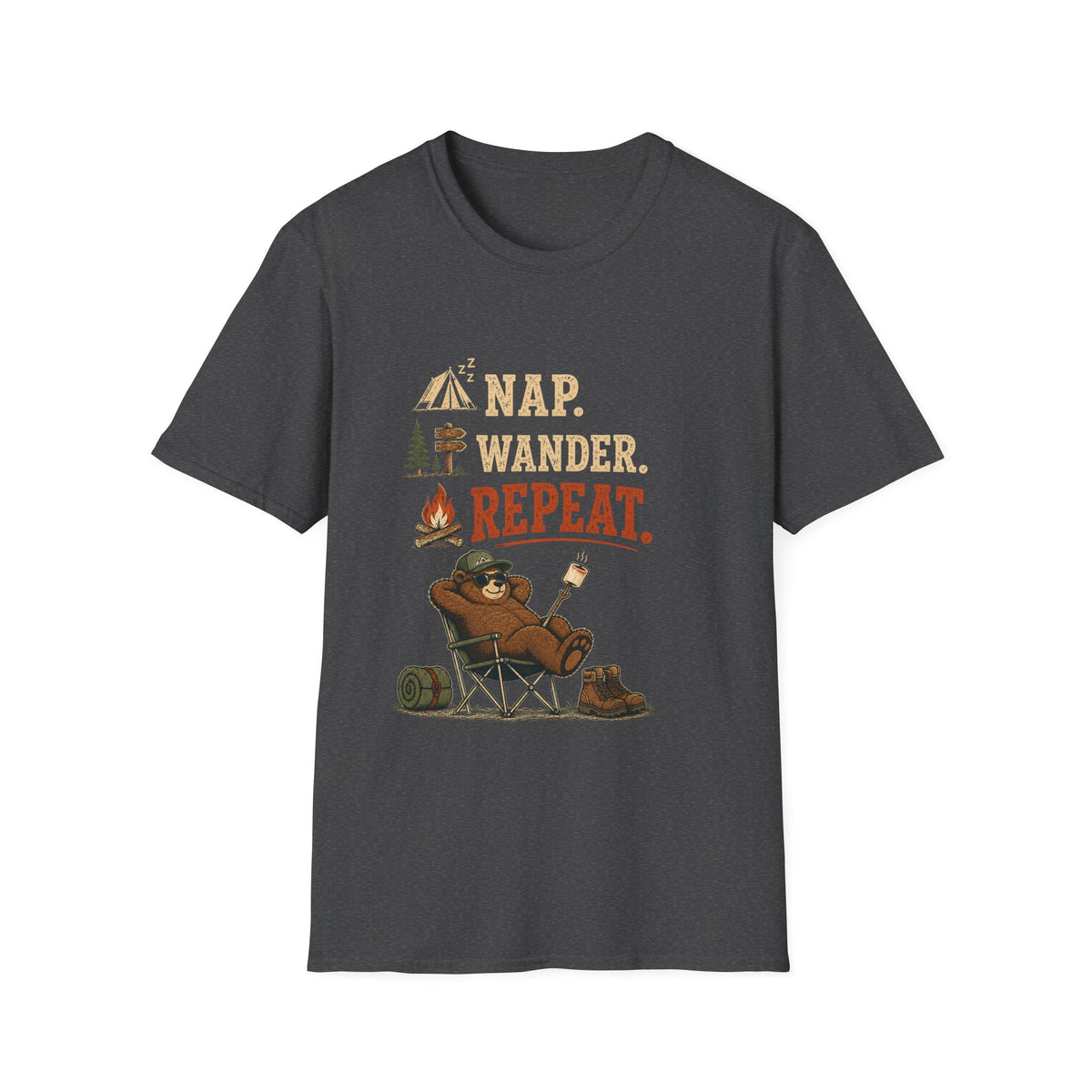 Nap. Wander. Repeat. T-Shirt