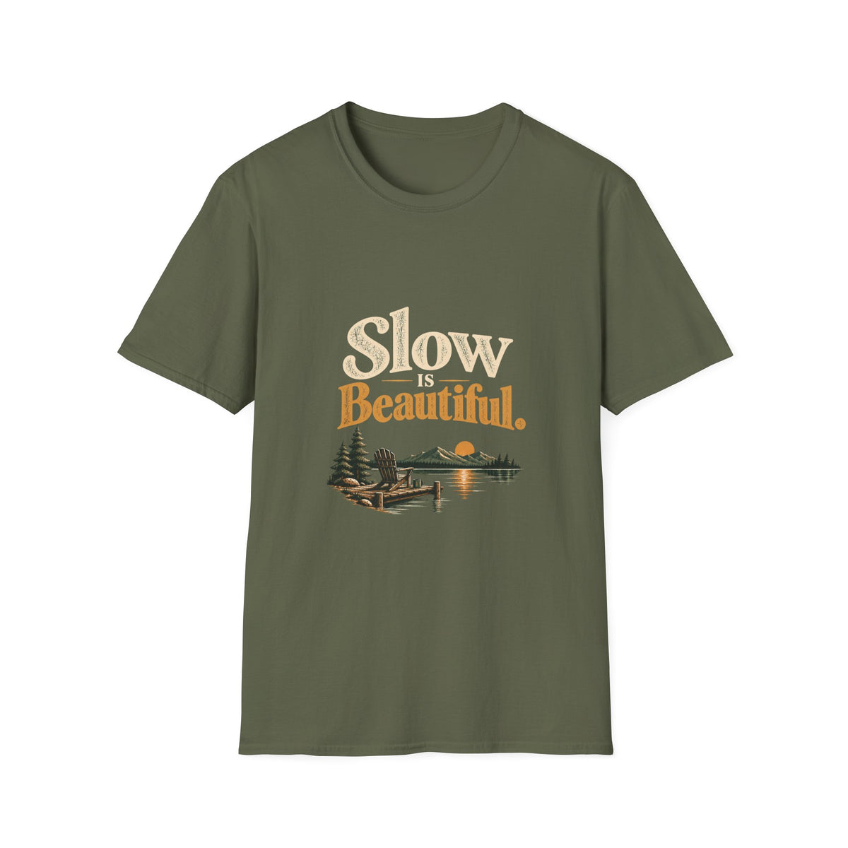 Slow Is Beautiful. T-Shirt