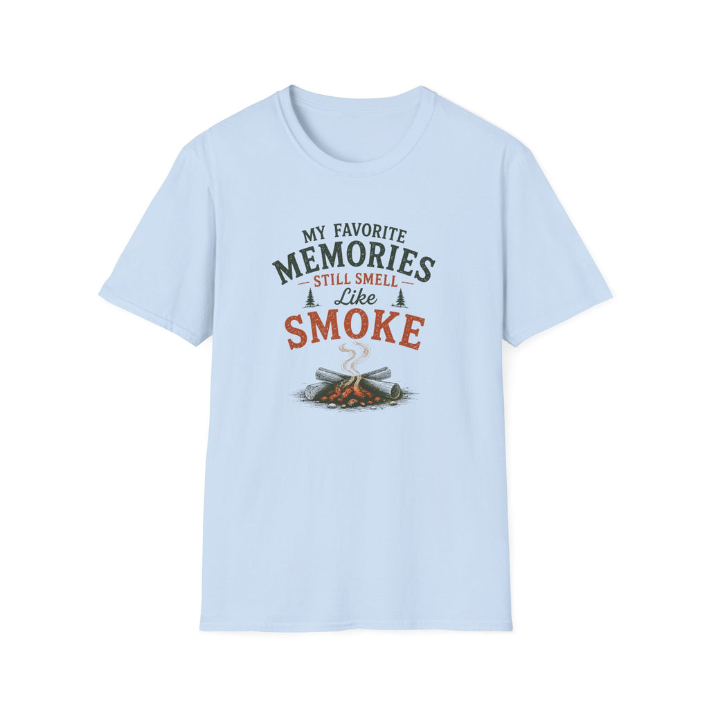 My Favorite Memories Still Smell Like Smoke. T‑Shirt