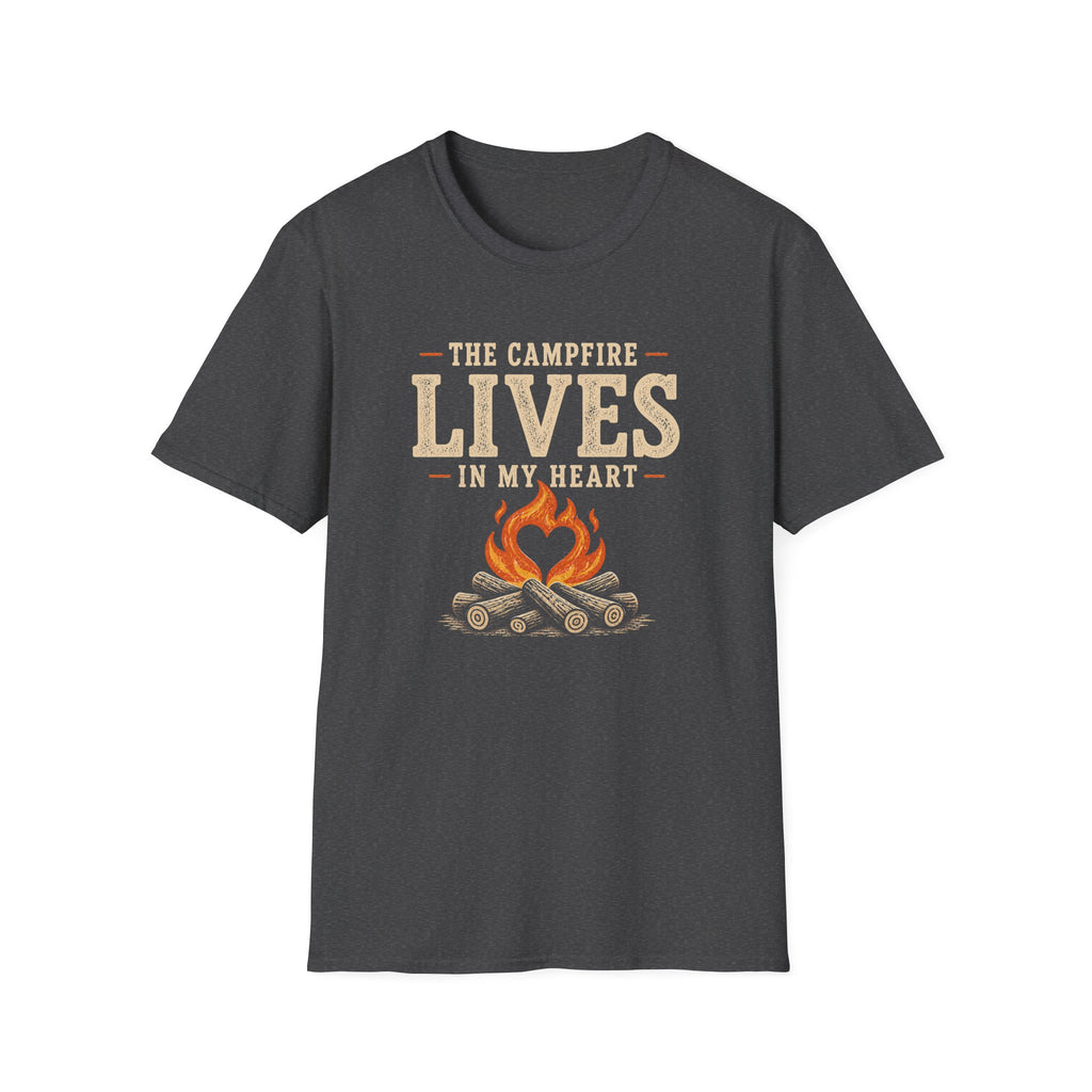 The Campfire Lives In My Heart T‑Shirt