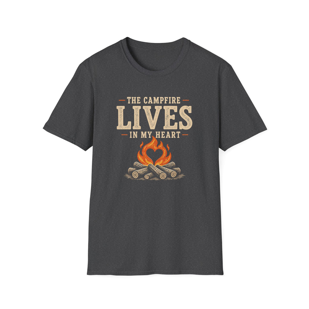 The Campfire Lives In My Heart T‑Shirt