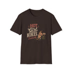 Hot Girl Hikes...Eventually. T‑Shirt