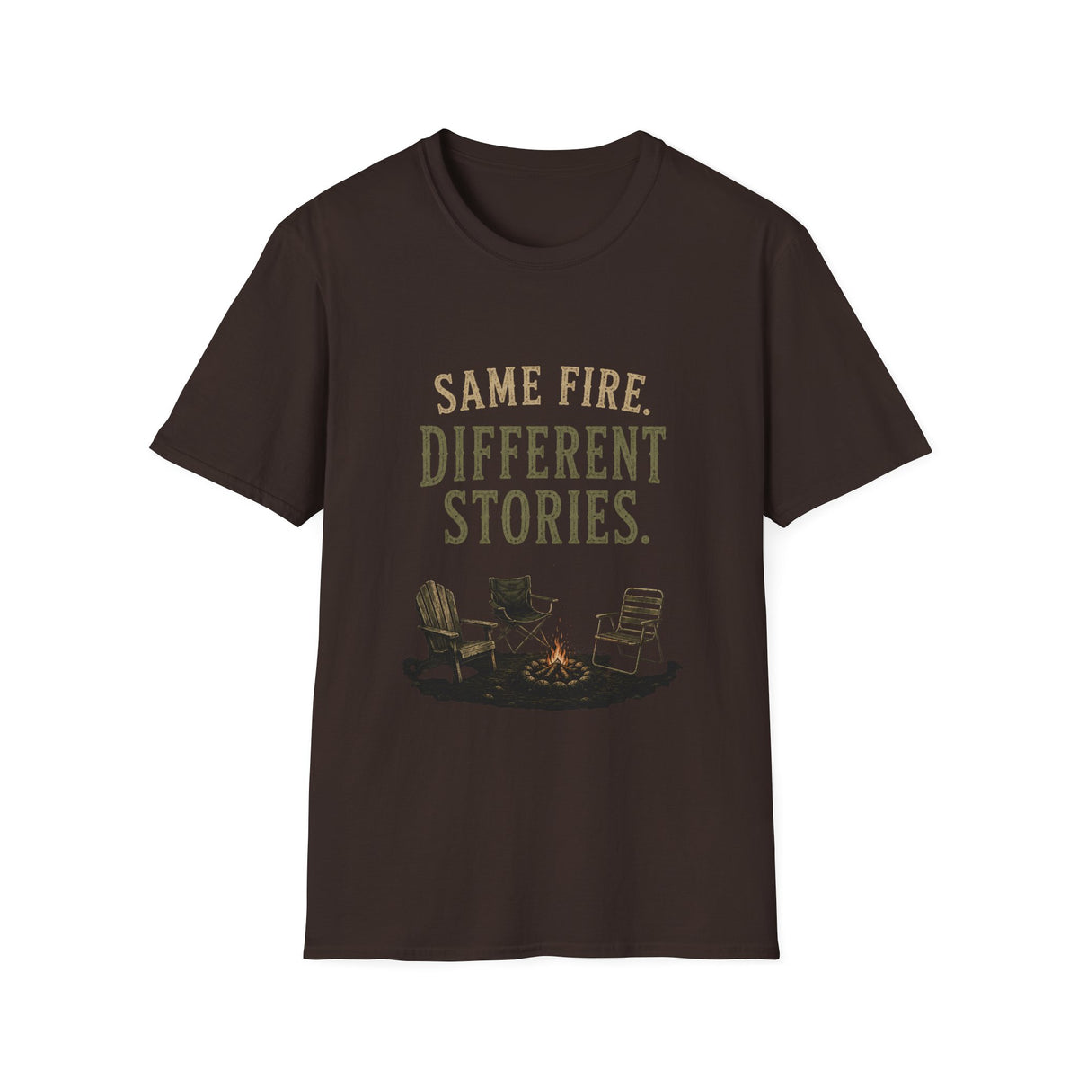Same Fire. Different Stories. T‑Shirt