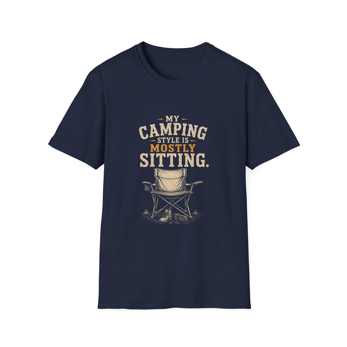 My Camping Style Is Mostly Sitting. T‑Shirt