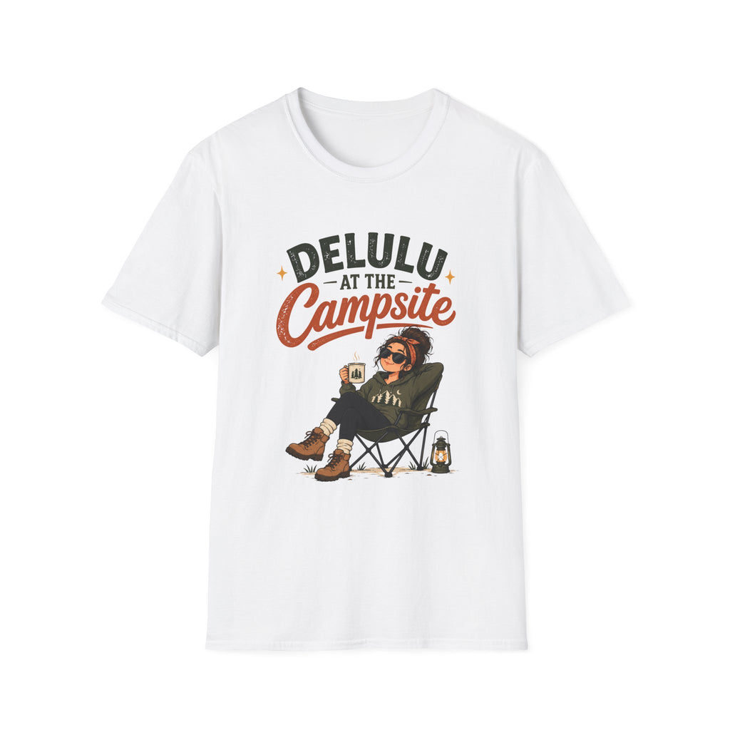 Delulu At The Campsite. T-shirt