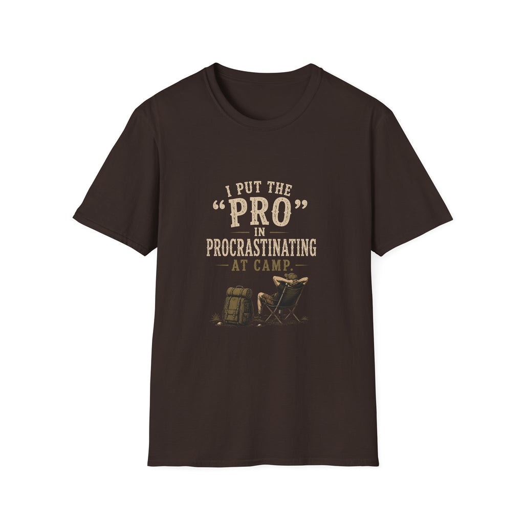 I Put the "PRO" in Procrastinating at Camp. T‑Shirt