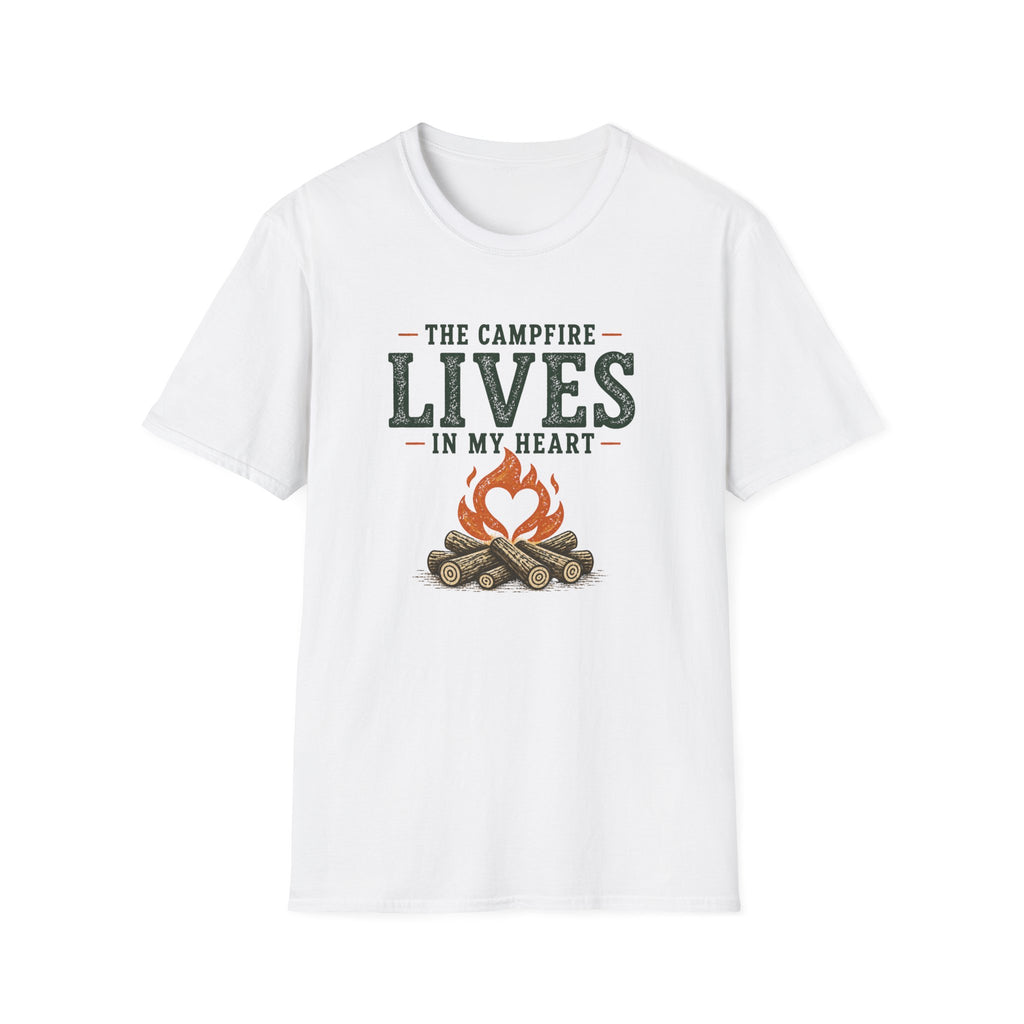 The Campfire Lives In My Heart T‑Shirt