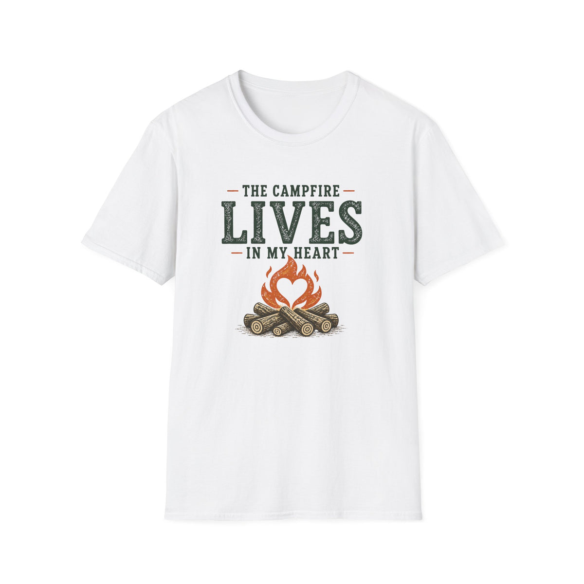 The Campfire Lives In My Heart T‑Shirt