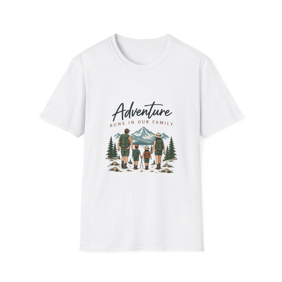 Adventure Runs In Our Family. T-Shirt