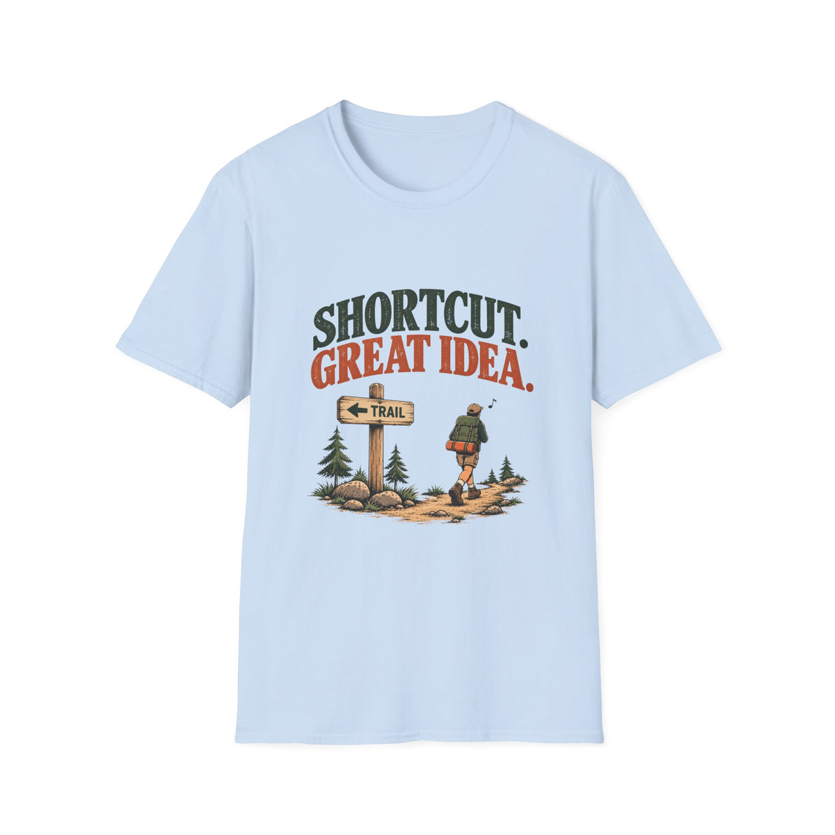 Shortcut. Great Idea. T-shirt