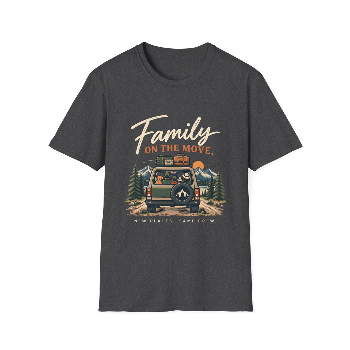 Family On The Move. Same Places. New Crew. T-Shirt