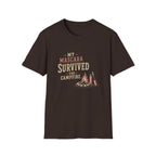 My Mascara Survived The Campfire. T‑Shirt