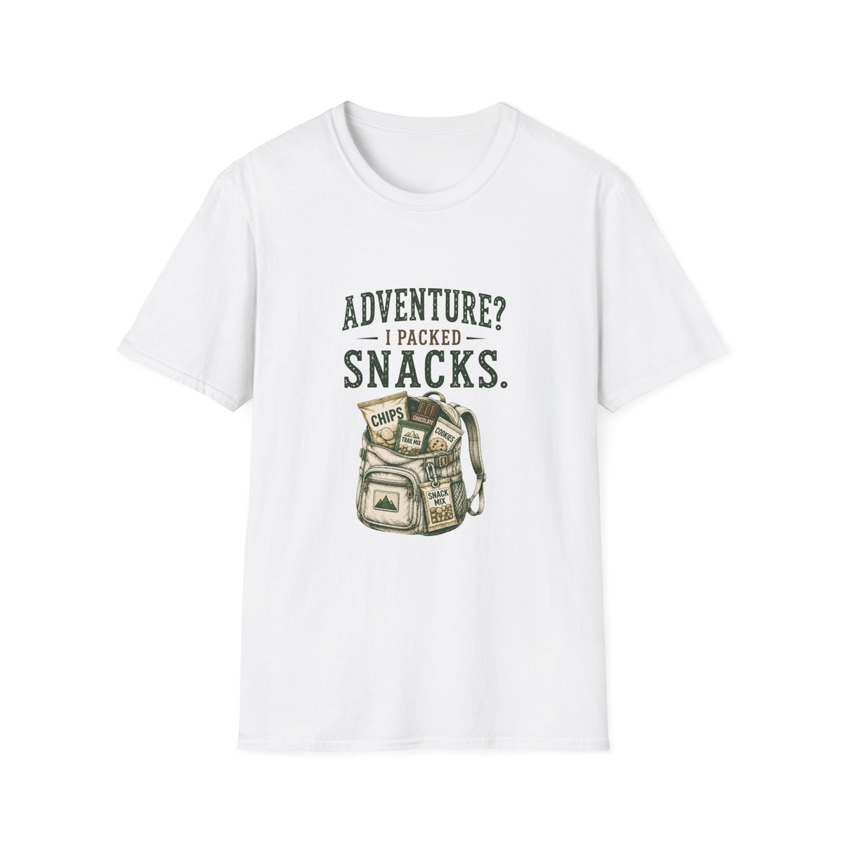 Adventure? I Packed Snacks. T‑Shirt