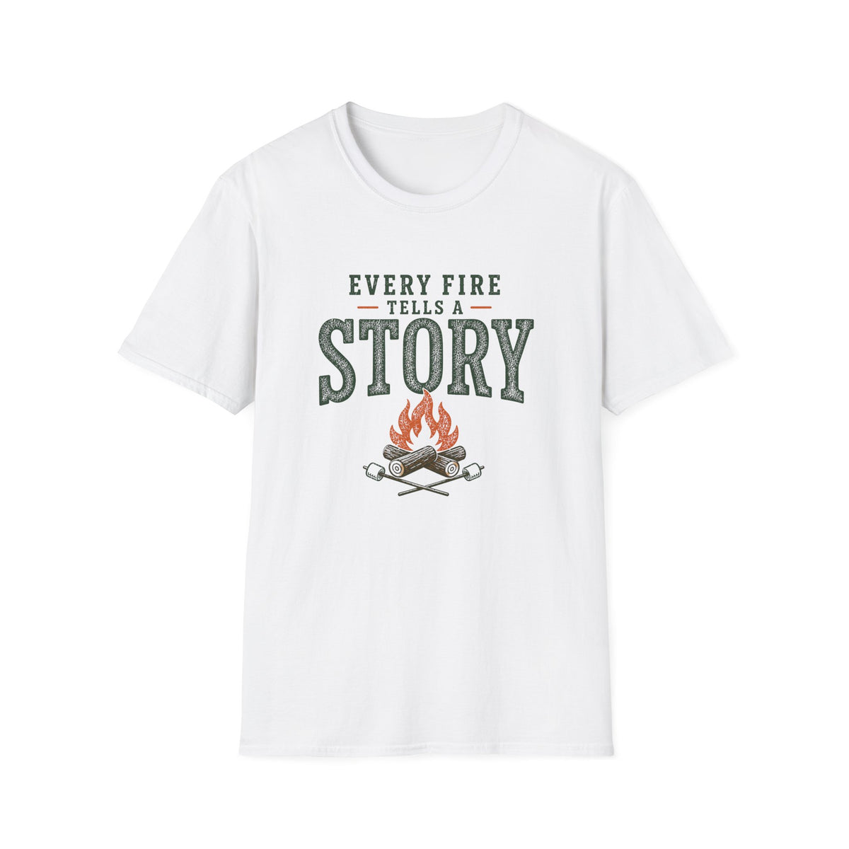 Every Fire Tells A Story. T‑Shirt