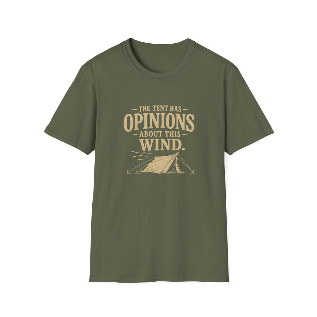 The Tent Has Opinions About This Wind. T‑Shirt