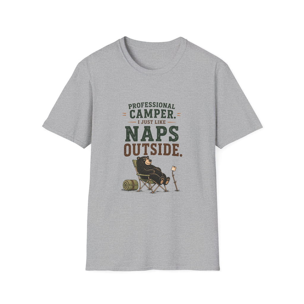 Professional Camper. I Just Like Naps Outside. T‑Shirt