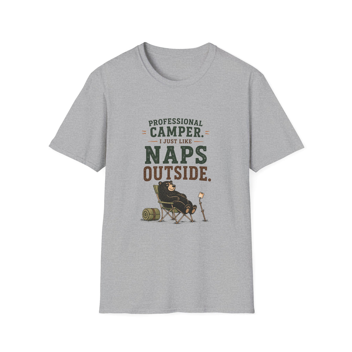 Professional Camper. I Just Like Naps Outside. T‑Shirt