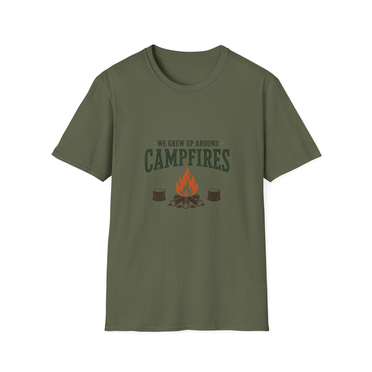 We Grew Up Around Campfires T-Shirt