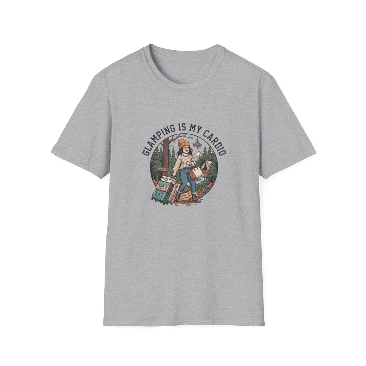 Glamping Is My Cardio T-Shirt