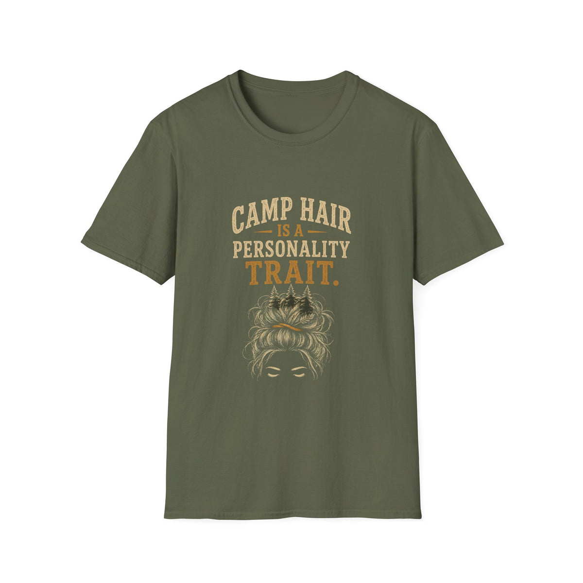 Camp Hair is a Personality Trait. T‑Shirt