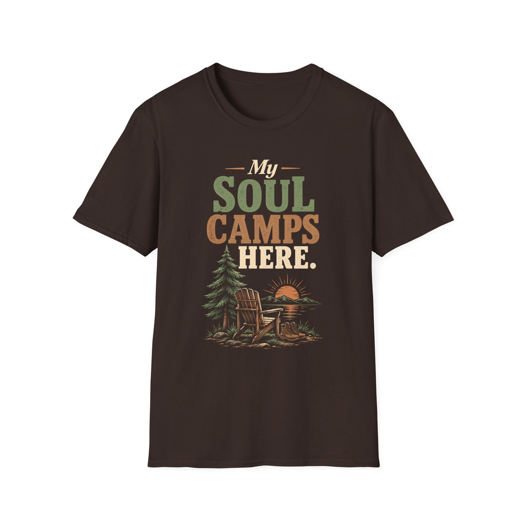 My Soul Camps Here. T-Shirt