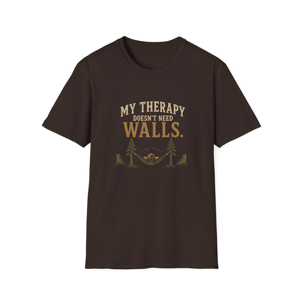 My Therapy Doesn't Need Walls. T‑Shirt