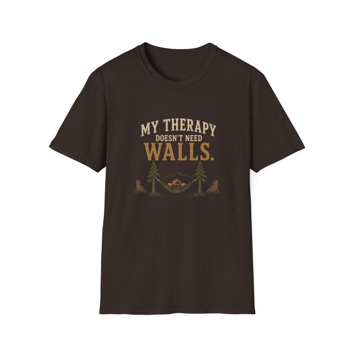 My Therapy Doesn't Need Walls. T‑Shirt
