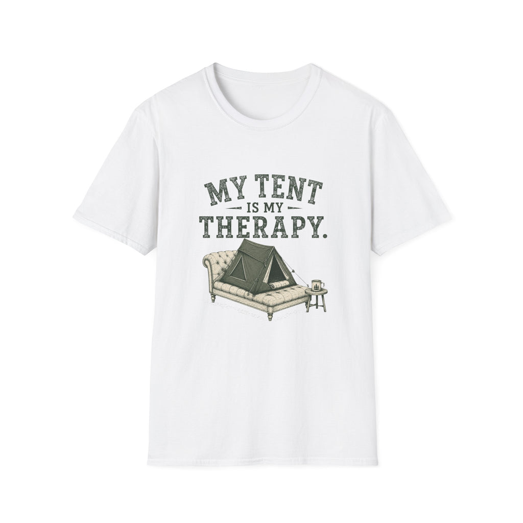 My Tent Is My Therapy. T‑Shirt