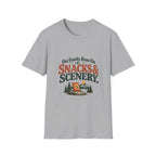 Our Family Runs On Snacks & Scenery. T-Shirt