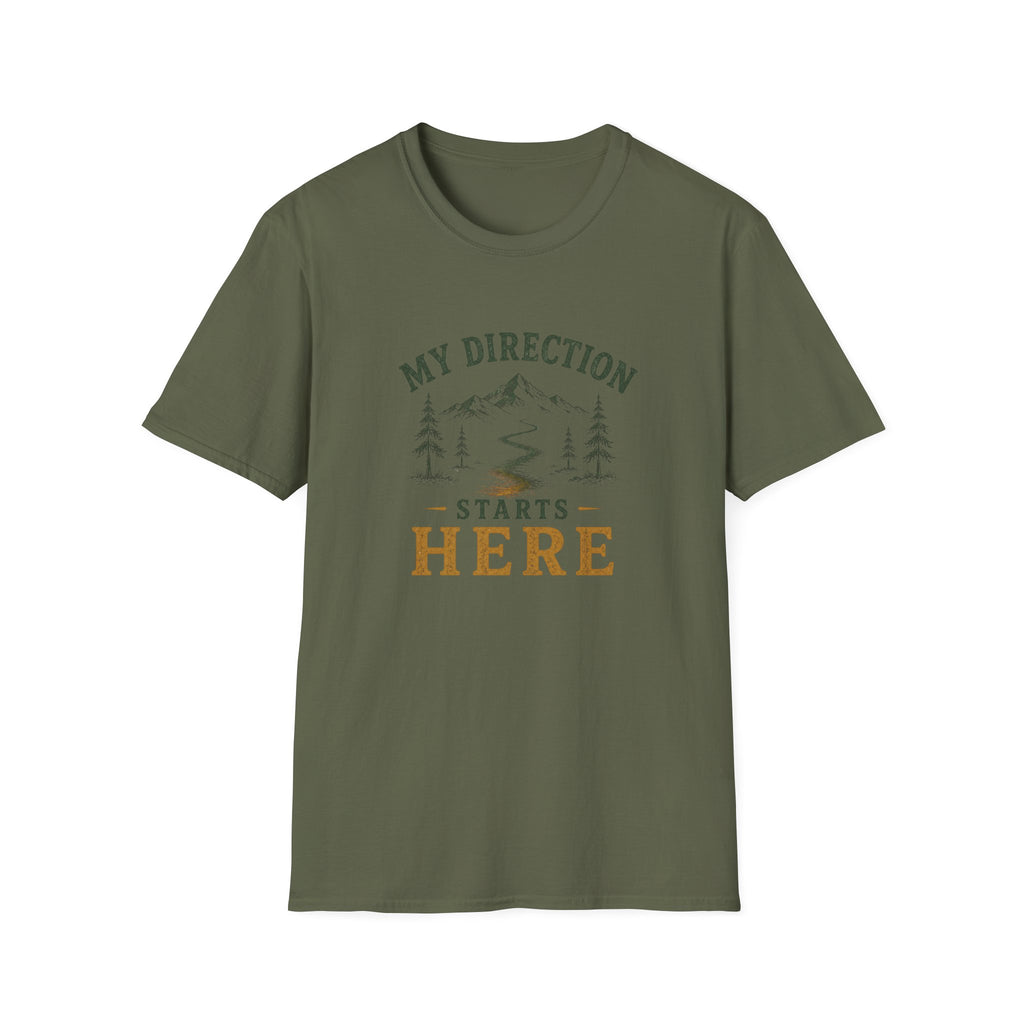 My Direction Starts Here. T‑Shirt