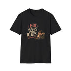 Hot Girl Hikes...Eventually. T‑Shirt