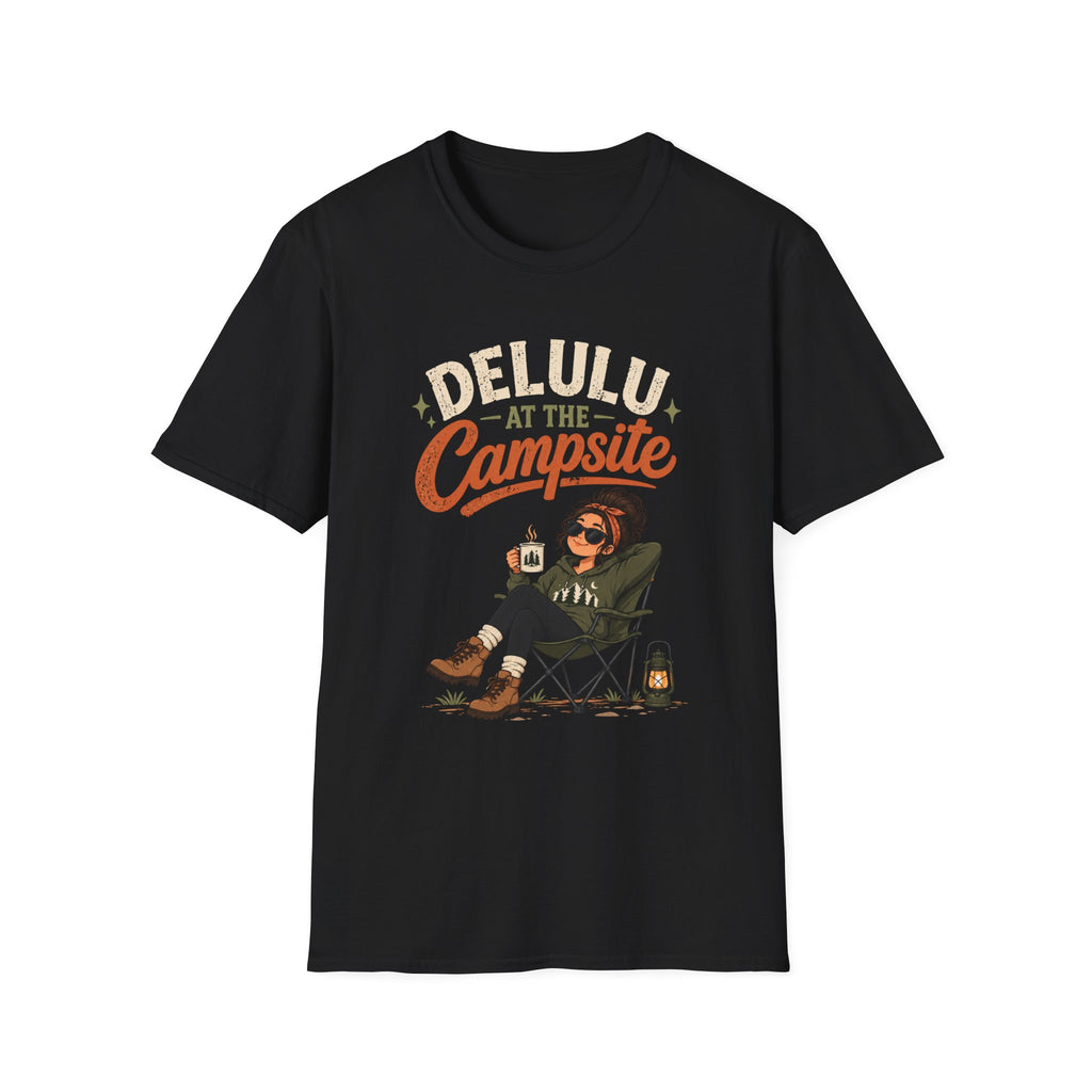 Delulu At The Campsite. T-shirt