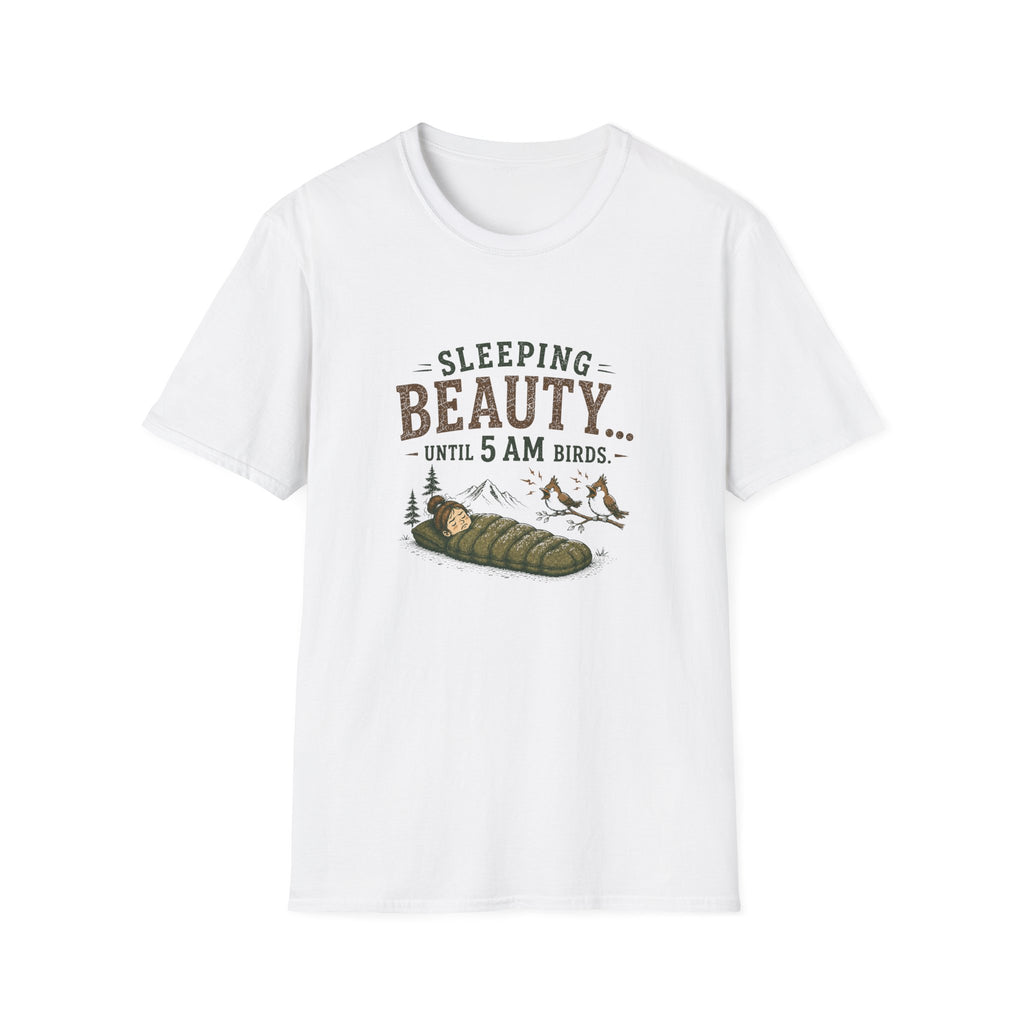 Sleeping Beauty Until 5AM Birds. T‑Shirt
