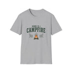 Home Is a Campfire. T‑Shirt