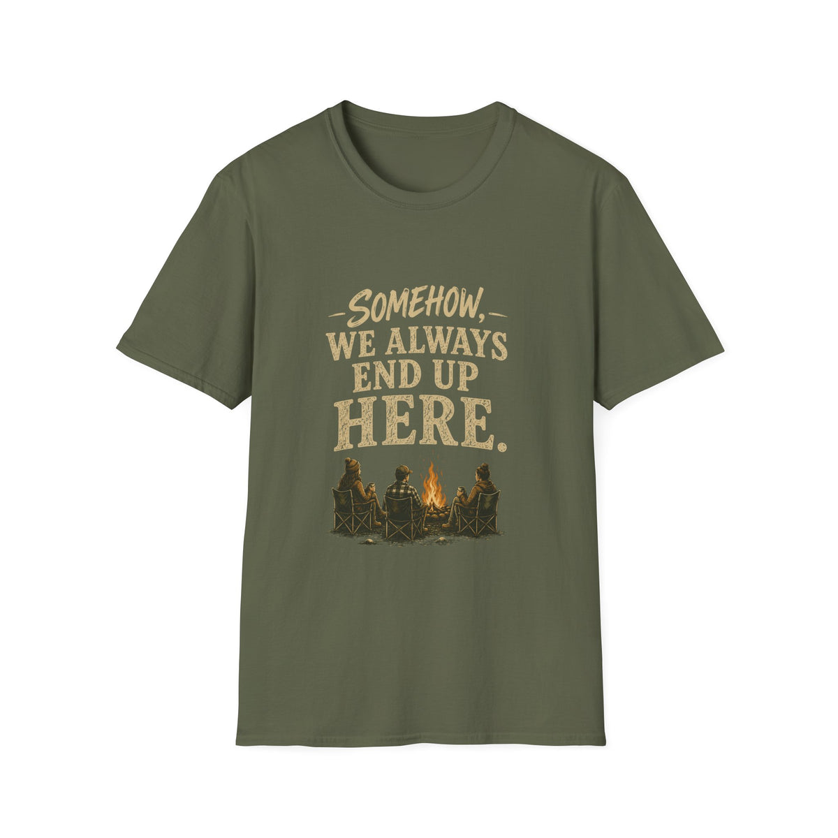 Somehow, We Always End Up Here. T‑Shirt