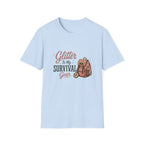 Glitter Is My Survival Gear. T‑Shirt