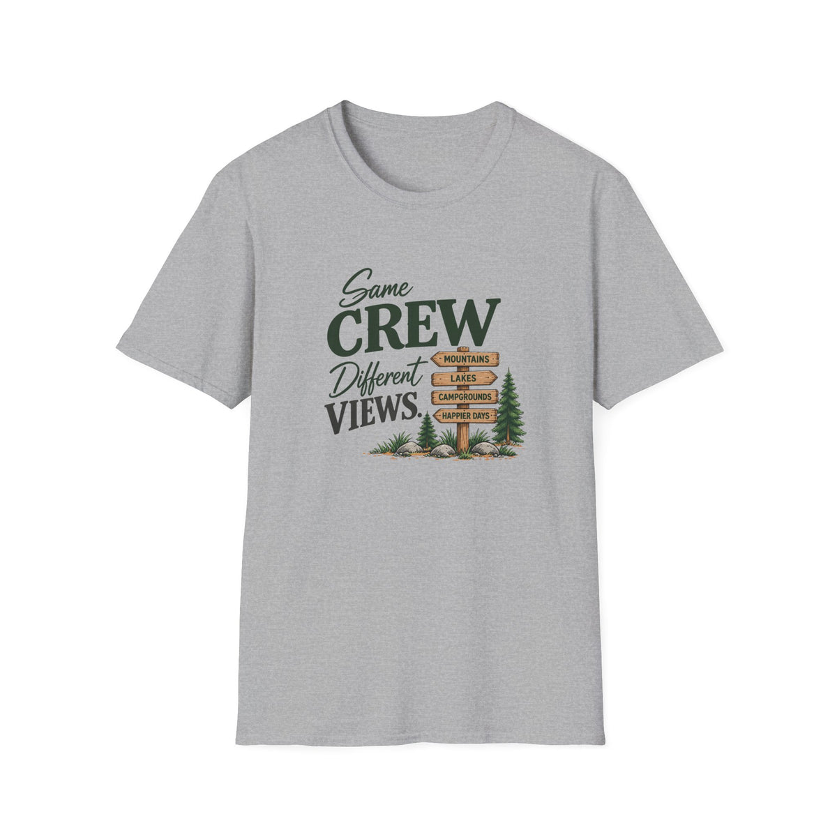 Same Crew. Different Views. T-Shirt