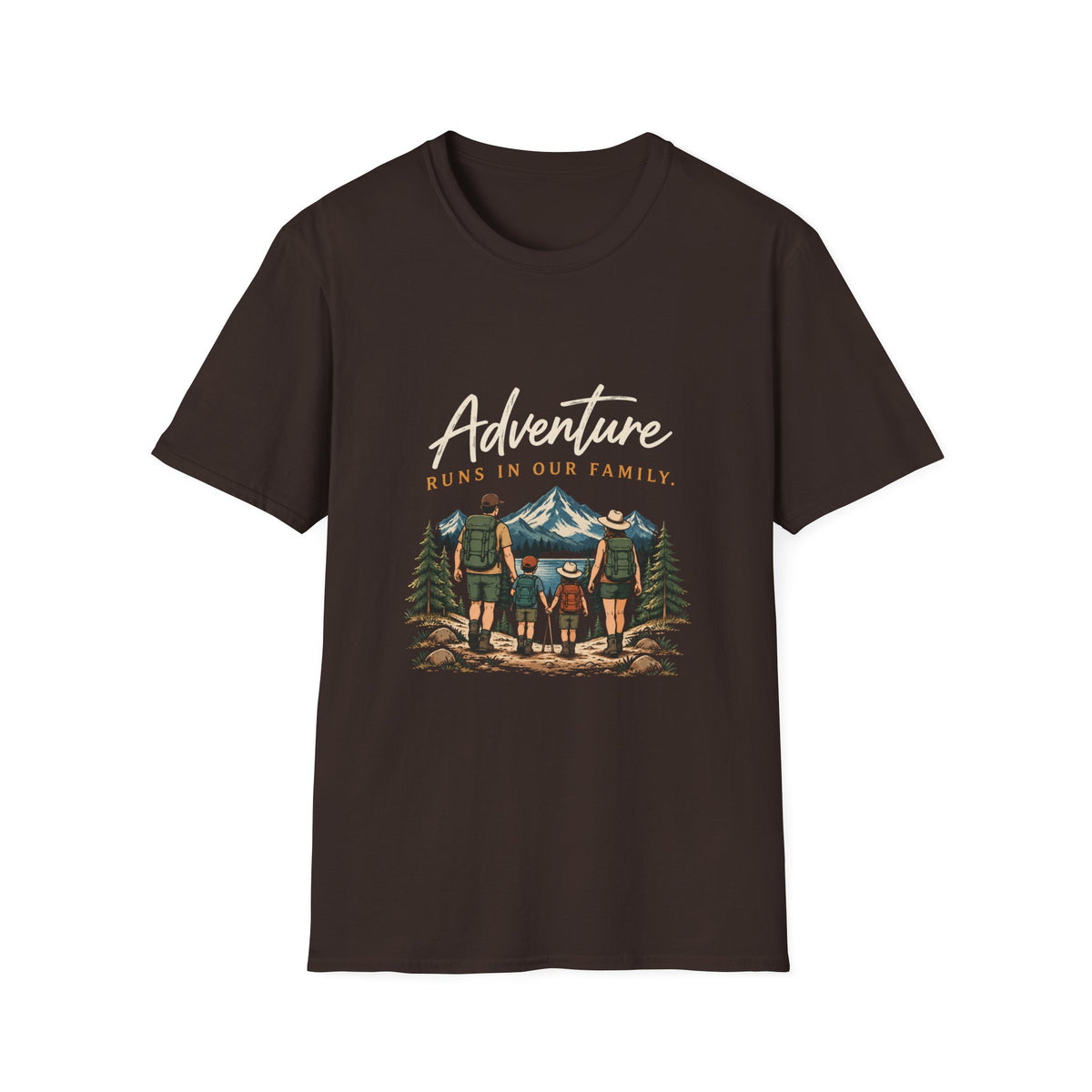 Adventure Runs In Our Family. T-Shirt