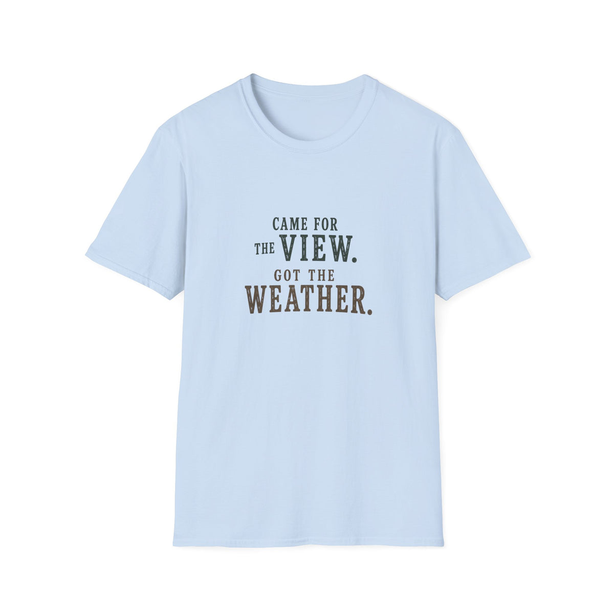 Came For The View. Got The Weather. T‑Shirt