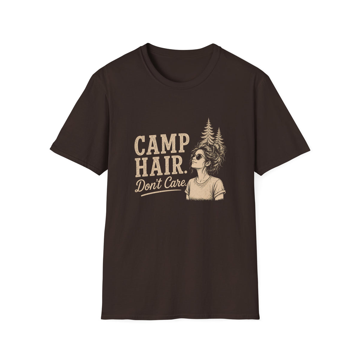 Camp Hair. Don't Care. T‑Shirt