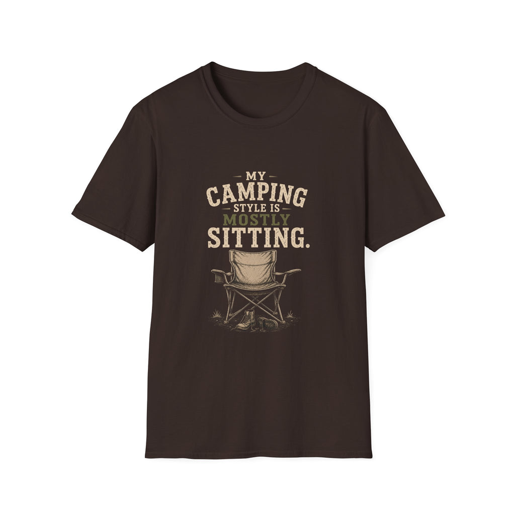 My Camping Style Is Mostly Sitting. T‑Shirt