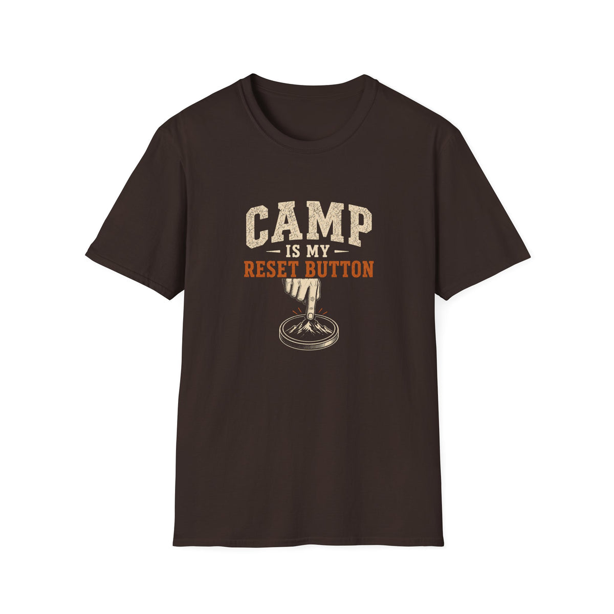 Camp Is My Reset Button. T-Shirt