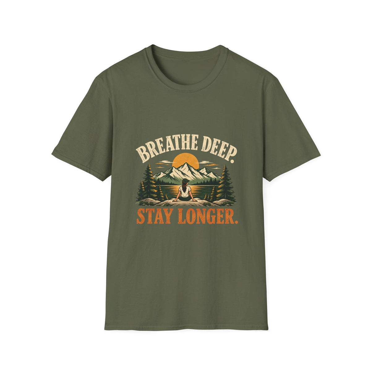 Breathe Deep. Stay Longer. T-shirt