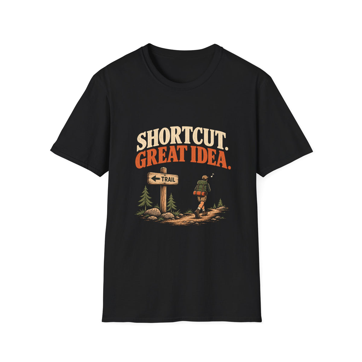 Shortcut. Great Idea. T-shirt