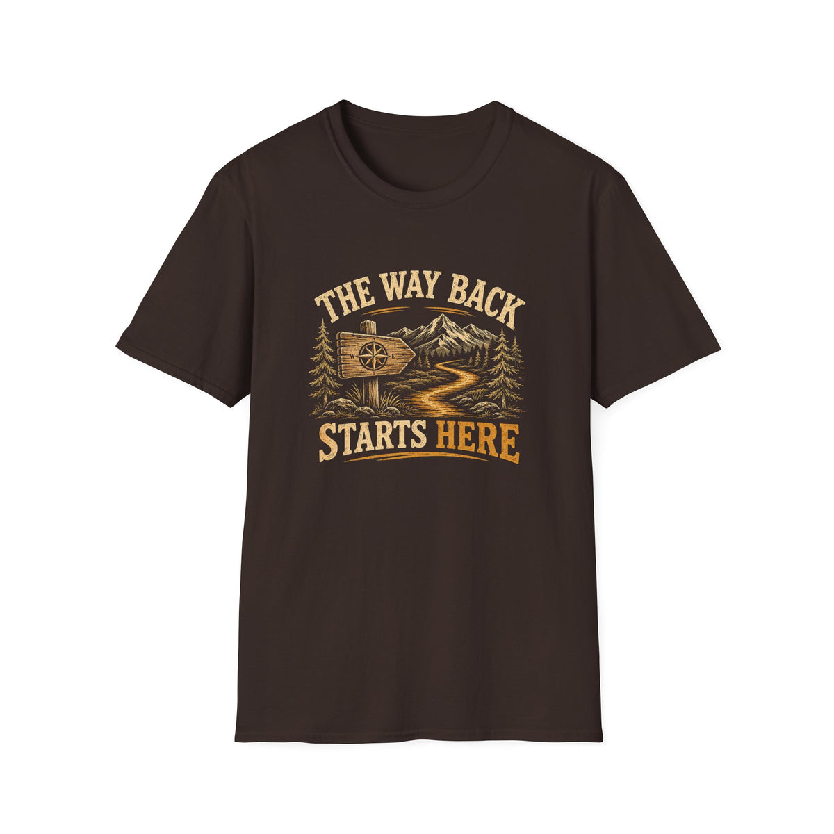 The Way Back Starts Here. T‑Shirt