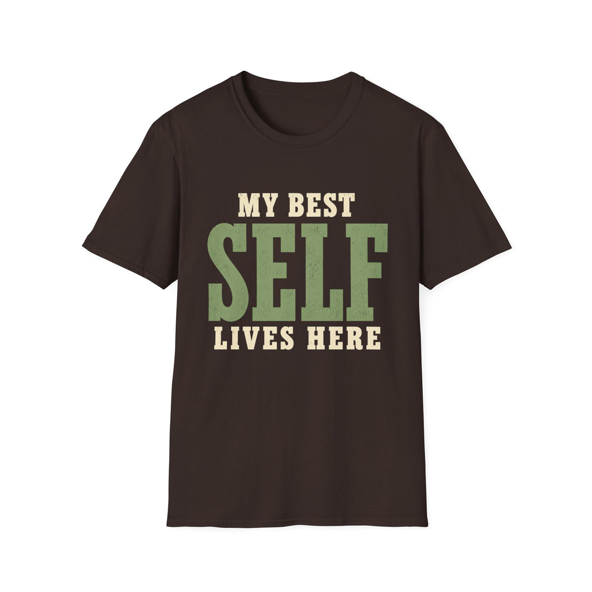 My Best Self Lives Here. T-Shirt