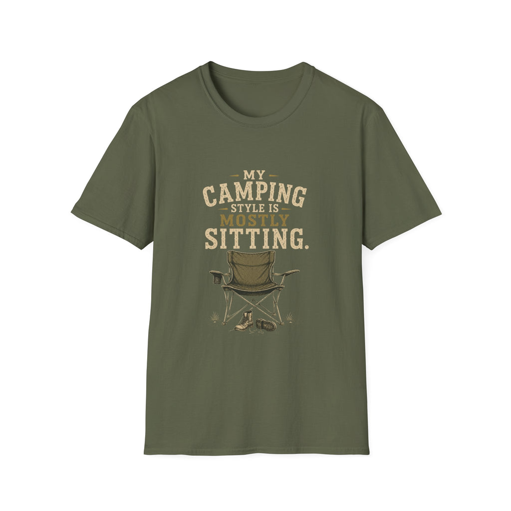 My Camping Style Is Mostly Sitting. T‑Shirt